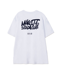MAKEITTO（メイキット）の「[GRAFFITI2 LOGO] CREW NECK TEE_WHITE（Tシャツ/カットソー）」