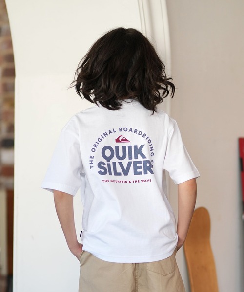 Quiksilver（クイックシルバー）の「【ムラサキスポーツ限定】QUIKSILVER/クイックシルバー キッズ 半袖 Tシャツ バックプリント KST261601M（Tシャツ/カットソー・キッズ・ブルーグリーン/ブラック/ホワイト・160cm/150cm/140cm/130cm）」の2枚目の写真