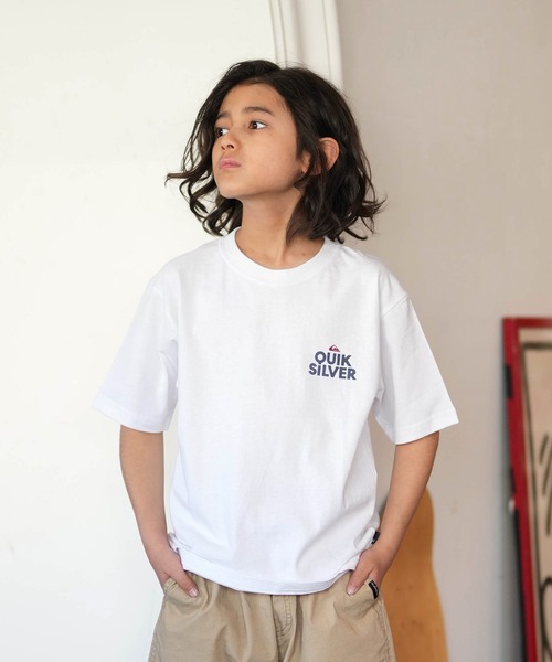 Quiksilver（クイックシルバー）の「【ムラサキスポーツ限定】QUIKSILVER/クイックシルバー キッズ 半袖 Tシャツ バックプリント KST261601M（Tシャツ/カットソー・キッズ・ブルーグリーン/ブラック/ホワイト・160cm/150cm/140cm/130cm）」の19枚目の写真