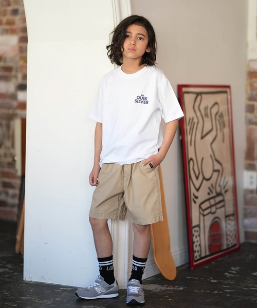 Quiksilver（クイックシルバー）の「【ムラサキスポーツ限定】QUIKSILVER/クイックシルバー キッズ 半袖 Tシャツ バックプリント KST261601M（Tシャツ/カットソー・キッズ・ブルーグリーン/ブラック/ホワイト・160cm/150cm/140cm/130cm）」の20枚目の写真