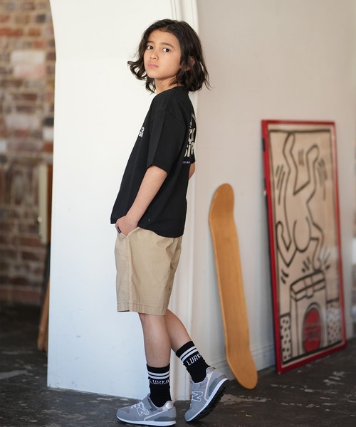Quiksilver（クイックシルバー）の「【ムラサキスポーツ限定】QUIKSILVER/クイックシルバー キッズ 半袖 Tシャツ バックプリント KST261601M（Tシャツ/カットソー・キッズ・ブルーグリーン/ブラック/ホワイト・160cm/150cm/140cm/130cm）」の8枚目の写真