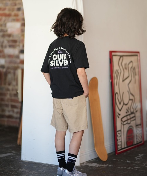 Quiksilver（クイックシルバー）の「【ムラサキスポーツ限定】QUIKSILVER/クイックシルバー キッズ 半袖 Tシャツ バックプリント KST261601M（Tシャツ/カットソー・キッズ・ブルーグリーン/ブラック/ホワイト・160cm/150cm/140cm/130cm）」の9枚目の写真