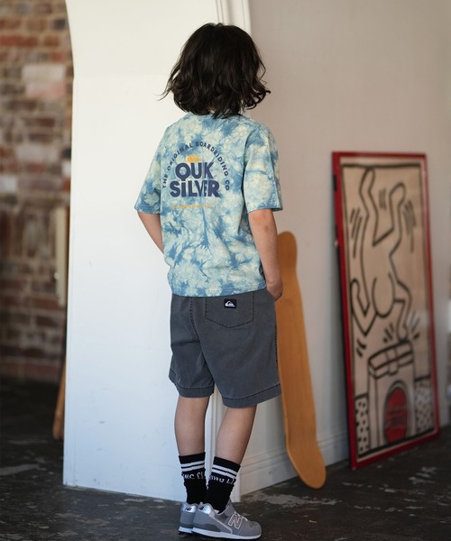 Quiksilver（クイックシルバー）の「【ムラサキスポーツ限定】QUIKSILVER/クイックシルバー キッズ 半袖 Tシャツ バックプリント KST261601M（Tシャツ/カットソー・キッズ・ブルーグリーン/ブラック/ホワイト・160cm/150cm/140cm/130cm）」の16枚目の写真