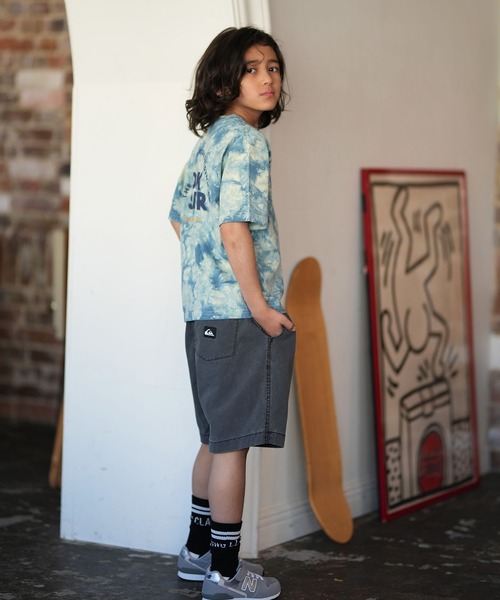 Quiksilver（クイックシルバー）の「【ムラサキスポーツ限定】QUIKSILVER/クイックシルバー キッズ 半袖 Tシャツ バックプリント KST261601M（Tシャツ/カットソー・キッズ・ブルーグリーン/ブラック/ホワイト・160cm/150cm/140cm/130cm）」の17枚目の写真