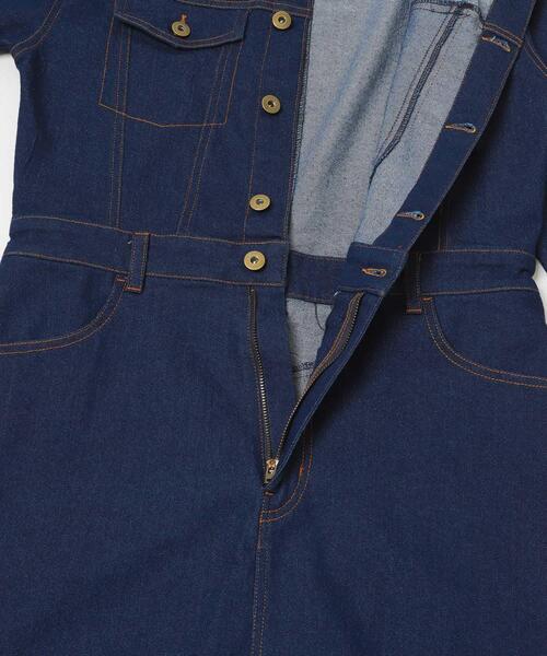 URBAN RESEARCH Sonny Label(アーバンリサーチサニーレーベル)の「デニムジャンパースカート(ワンピース・レディース・ブラック/インディゴブルー・38/36)」の17枚目の写真