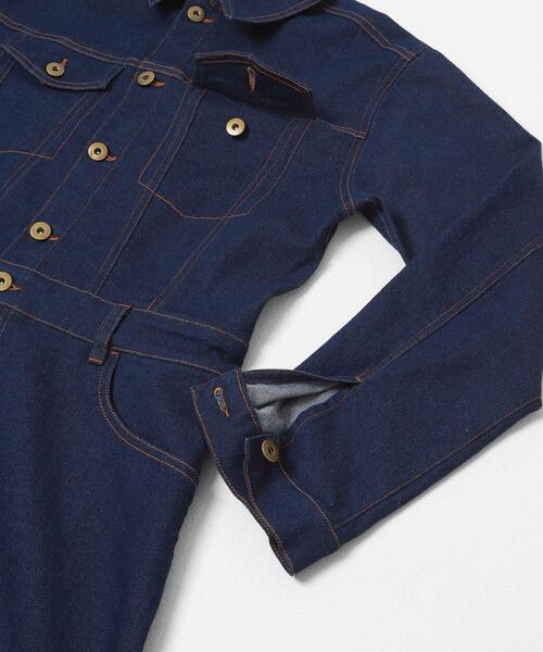 URBAN RESEARCH Sonny Label(アーバンリサーチサニーレーベル)の「デニムジャンパースカート(ワンピース・レディース・ブラック/インディゴブルー・38/36)」の18枚目の写真