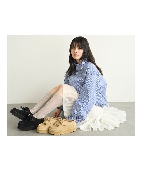 LILY BROWN（リリーブラウン）の「トラックソールデッキシューズ（その他シューズ・レディース・ブラック/ブラウン・S/M/L）」の8枚目の写真