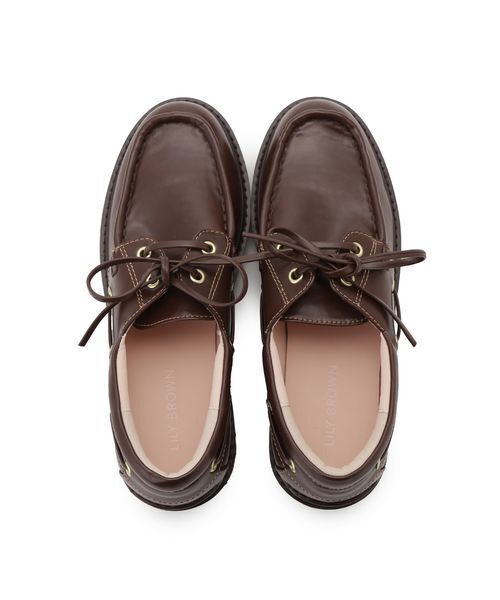 LILY BROWN（リリーブラウン）の「トラックソールデッキシューズ（その他シューズ・レディース・ブラック/ブラウン・S/M/L）」の16枚目の写真