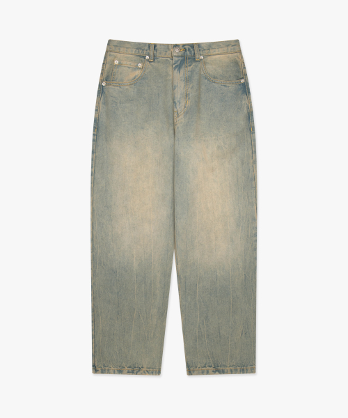 LMCの「WASHED STITCH DENIM WIDE JEAN sand(デニムパンツ・レディース・その他・S/M/L)」の5枚目の写真