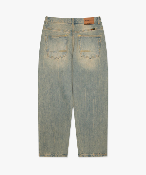 LMCの「WASHED STITCH DENIM WIDE JEAN sand(デニムパンツ・レディース・その他・S/M/L)」の6枚目の写真