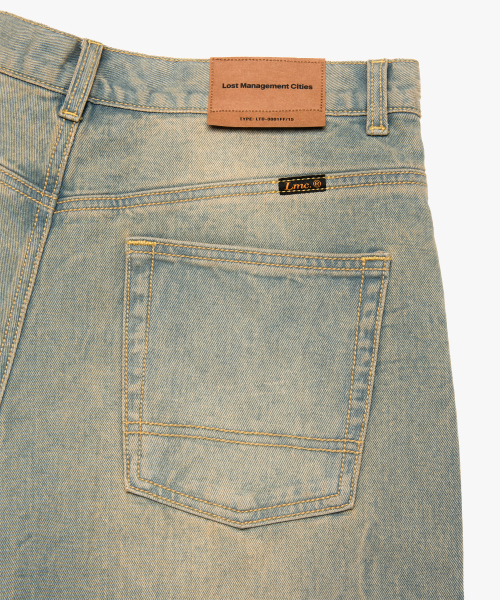 LMCの「WASHED STITCH DENIM WIDE JEAN sand(デニムパンツ・レディース・その他・S/M/L)」の7枚目の写真