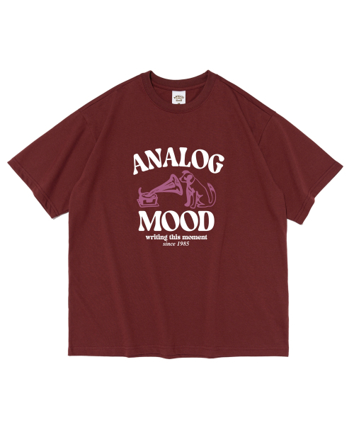 ANALOG MOOD(アナログムード)の「サウンドオブ 半袖Tシャツ (ワイン)(Tシャツ/カットソー・レディース・その他・S/M/L/2XL/XL)」の1枚目の写真