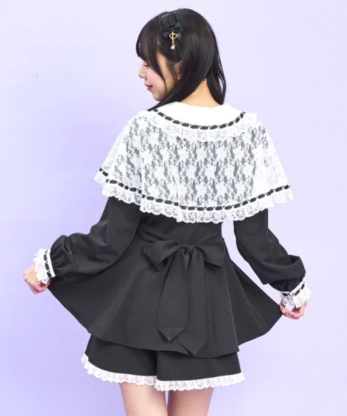 Secret Honey（シークレットハニー）の「レースケープセットアップ（セットアップ・レディース・ブラックミックス/ブラック・MEDIUM）」の6枚目の写真