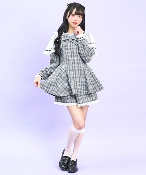 Secret Honey（シークレットハニー）の「レースケープセットアップ（セットアップ・レディース・ブラックミックス/ブラック・MEDIUM）」の7枚目の写真