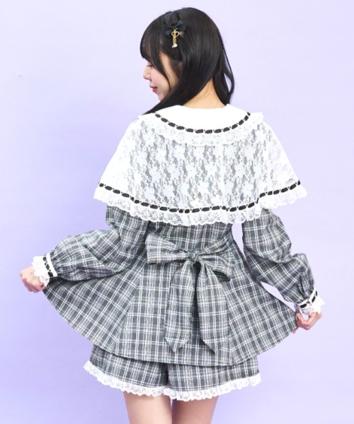 Secret Honey（シークレットハニー）の「レースケープセットアップ（セットアップ・レディース・ブラックミックス/ブラック・MEDIUM）」の8枚目の写真