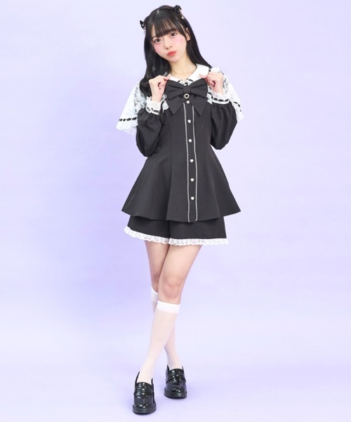 Secret Honey（シークレットハニー）の「レースケープセットアップ（セットアップ・レディース・ブラックミックス/ブラック・MEDIUM）」の4枚目の写真