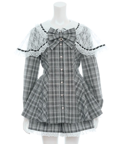 Secret Honey（シークレットハニー）の「レースケープセットアップ（セットアップ・レディース・ブラックミックス/ブラック・MEDIUM）」の12枚目の写真