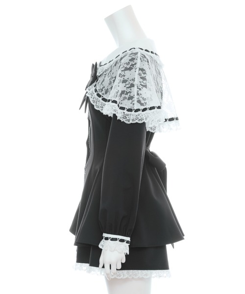 Secret Honey（シークレットハニー）の「レースケープセットアップ（セットアップ・レディース・ブラックミックス/ブラック・MEDIUM）」の10枚目の写真