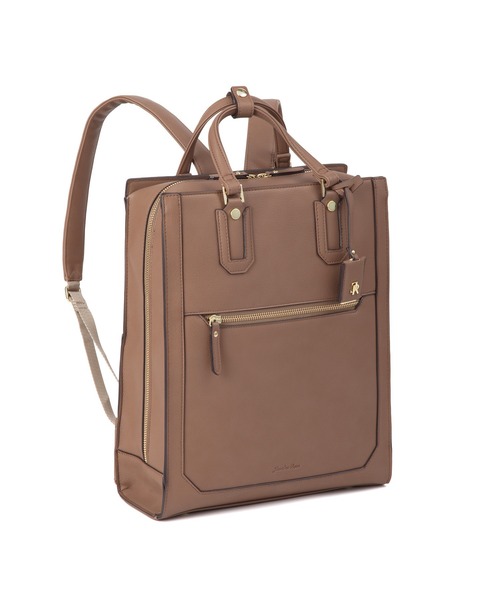Jewelna Rose(ジュエルナローズ)の「アリゼ リュック A4/13.3インチPC収納 16302(バックパック/リュック・レディース・ブラック/グレイッシュベージュ/ベージュ/ブラウン系その他・FREE)」の5枚目の写真
