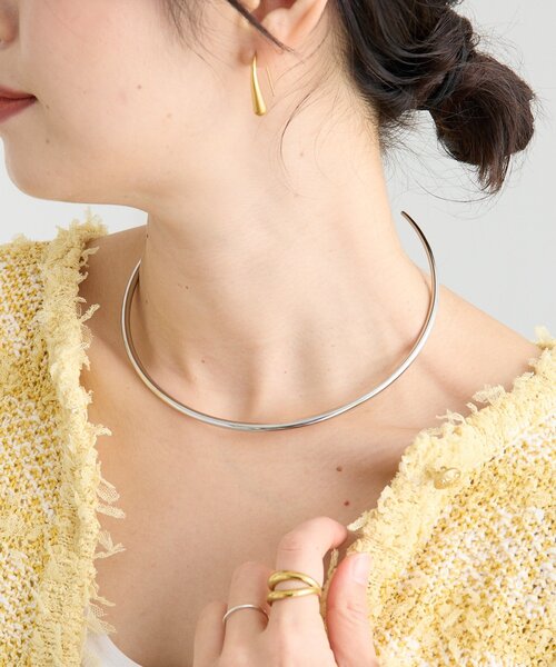 RIVE DROITE（リヴドロワ）の「予約【R.good（アールドットグッド）】ラウンドチョーカー（チョーカー・レディース・シルバー/ゴールド・FREE）」の2枚目の写真