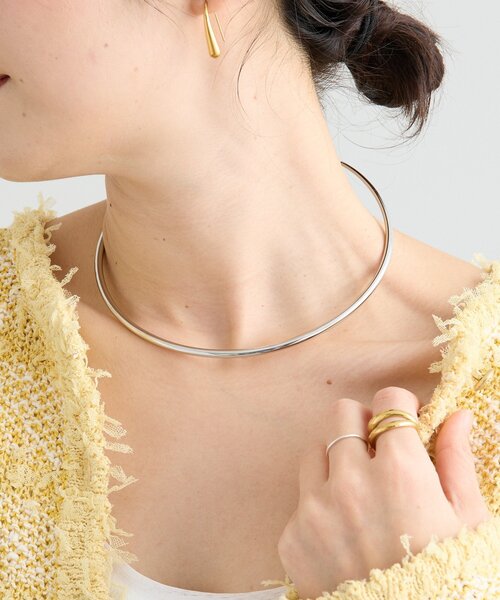 RIVE DROITE（リヴドロワ）の「予約【R.good（アールドットグッド）】ラウンドチョーカー（チョーカー・レディース・シルバー/ゴールド・FREE）」の5枚目の写真