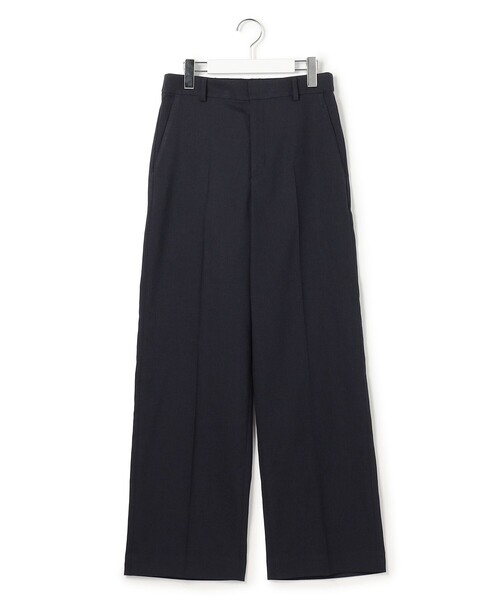 23区 L(ニジュウサンクオオキイサイズ)の「アイアスマットストレッチ ワイド パンツ(その他パンツ・レディース・ネイビー系・44/46/48/50)」の8枚目の写真