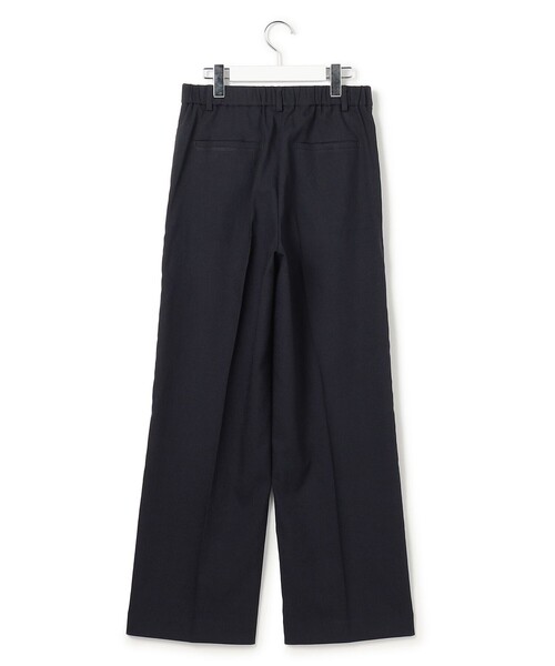 23区 L(ニジュウサンクオオキイサイズ)の「アイアスマットストレッチ ワイド パンツ(その他パンツ・レディース・ネイビー系・44/46/48/50)」の7枚目の写真