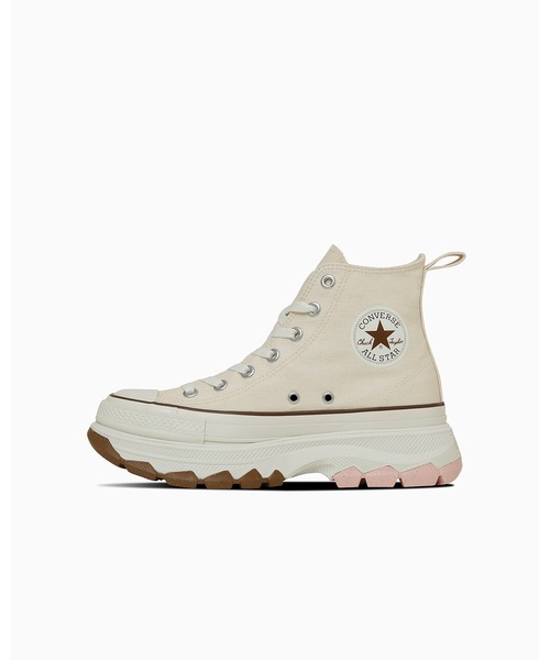 CONVERSE ALL STAR（コンバースオールスター）の「【直営店限定】ALL STAR (R) TREKWAVE SW HI / オールスター　(R)　トレックウエーブ　ＳＷ　ＨＩ（スニーカー・レディース・ベージュ・7/7.5/6.5/5.5/5/4.5/4/3.5/3）」の2枚目の写真