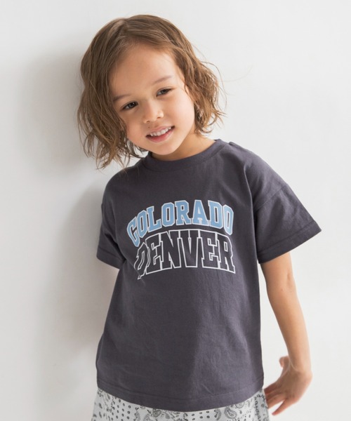 DRC branshes(ディーアールシーブランシェス)の「【DRC】アソートグラフィック半袖Tシャツ(Tシャツ/カットソー・キッズ・ブラウン/グリーン/ライム/ネイビー/オレンジ/その他1/ブルーグレー/ブラック/アイボリー/ブルー/チャコールグレー/フューシャピンク・100/110/120/130/140/150/160)」の4枚目の写真