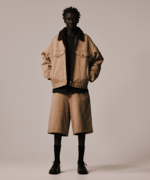 COOTIE PRODUCTIONS（クーティープロダクションズ）の「Color Denim Ranch Jacket（デニムジャケット・メンズ・ベージュ系その他/スミクロ・LARGE/SMALL/X-LARGE/MEDIUM）」の6枚目の写真