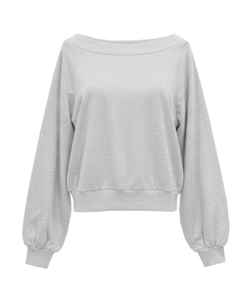 coca(coca)(コカ)の「裏毛オフショルダートップス(Tシャツ/カットソー・レディース・グレー/ライトピンク・M/L/S)」の21枚目の写真