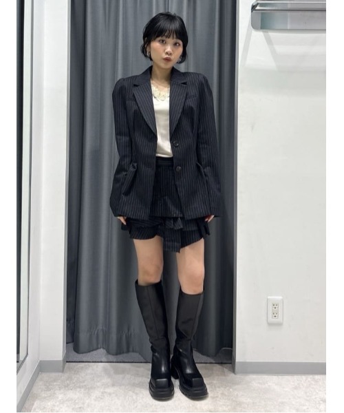 SLY(スライ)の「LACE DOCKING CUT TOPS レースドッキングカットトップス 春服(Tシャツ/カットソー・レディース・ブラウン/アイボリー・FREE)」の17枚目の写真