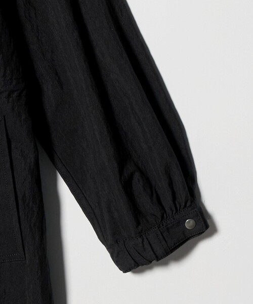 BEAUTY&YOUTH UNITED ARROWS(ビューティーアンドユースユナイテッドアローズ)の「コットンナイロン オックスフォード モッズコート(モッズコート・レディース・ブラック/オフホワイト・S/M)」の10枚目の写真