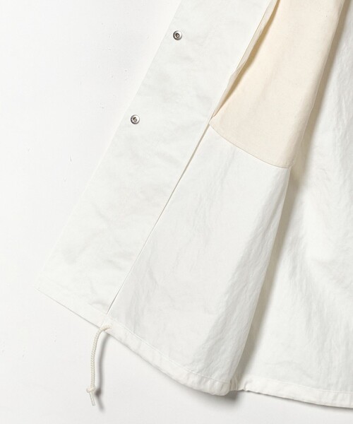 BEAUTY&YOUTH UNITED ARROWS(ビューティーアンドユースユナイテッドアローズ)の「コットンナイロン オックスフォード モッズコート(モッズコート・レディース・ブラック/オフホワイト・S/M)」の8枚目の写真