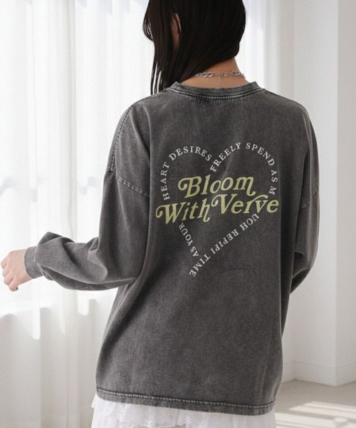 repipi armario(レピピ アルマリオ)の「【綿100%】AcidWashルーズロンT(Tシャツ/カットソー・キッズ・ホワイト系4/ピンク/ミント/ブラック系2/ホワイト系1/ブラック系5/ブラック系6・SMALL/MEDIUM/LARGE)」の3枚目の写真