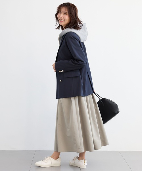 BARNYARDSTORM（バンヤードストーム）の「BARNYARDSTORM /  ドロストギャザースカート【撥水】（スカート・レディース・ライトグレー/ベージュ・FREE）」の16枚目の写真