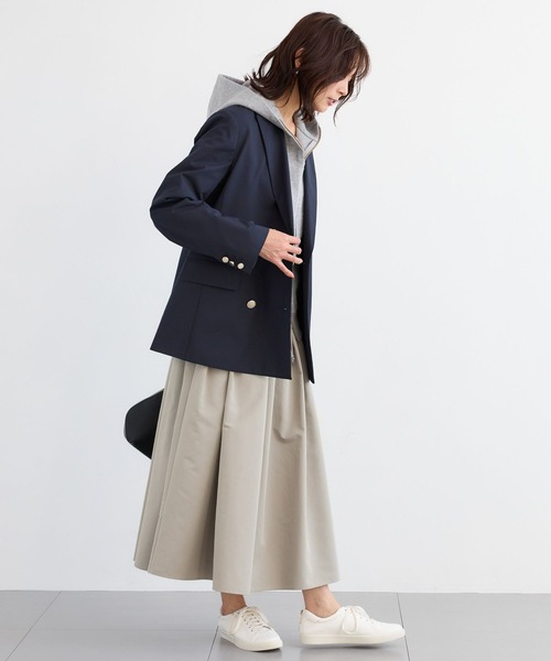 BARNYARDSTORM（バンヤードストーム）の「BARNYARDSTORM /  ドロストギャザースカート【撥水】（スカート・レディース・ライトグレー/ベージュ・FREE）」の17枚目の写真