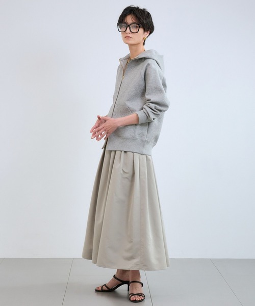 BARNYARDSTORM（バンヤードストーム）の「BARNYARDSTORM /  ドロストギャザースカート【撥水】（スカート・レディース・ライトグレー/ベージュ・FREE）」の21枚目の写真