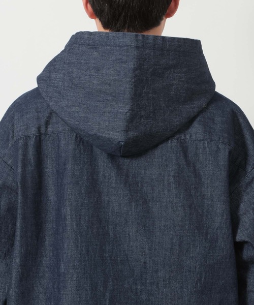 LAKOLE（ラコレ）の「デニムフード長袖シャツ / 643821（シャツ/ブラウス・メンズ・ブラック/ネイビー・LARGE/MEDIUM）」の8枚目の写真
