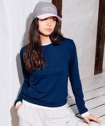 RIKKA FEMME/リッカファム 長袖 Tシャツ ロンT 重ね着風 UVカット 接触冷感 RF6S-2202
