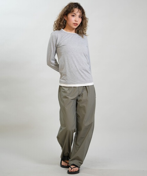 RIKKA FEMME(リッカファム)の「RIKKA FEMME/リッカファム 長袖 Tシャツ ロンT 重ね着風 UVカット 接触冷感 RF6S-2202(Tシャツ/カットソー・レディース・ネイビー/グレー・S/M/M/L)」の5枚目の写真