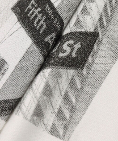 allureville（アルアバイル）の「サイネージロゴロングTシャツ（Tシャツ/カットソー・レディース・オフホワイト/サックスブルー/グレー系その他・2）」の8枚目の写真