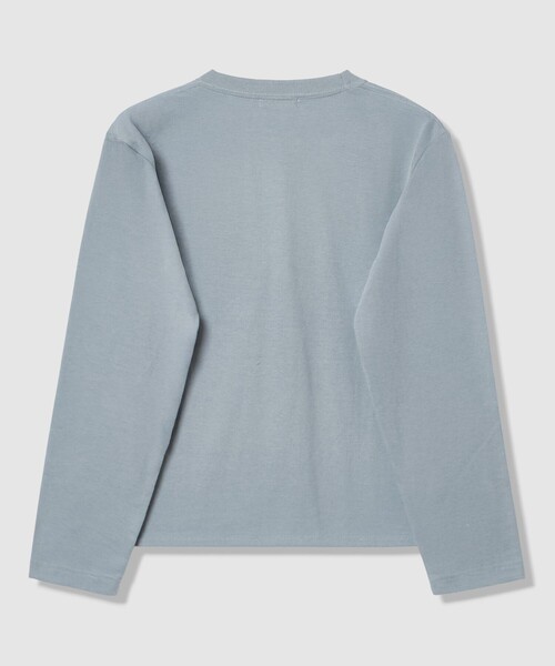 allureville（アルアバイル）の「サイネージロゴロングTシャツ（Tシャツ/カットソー・レディース・オフホワイト/サックスブルー/グレー系その他・2）」の14枚目の写真