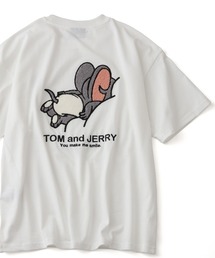 【Tom & Jerry/トム & ジェリー】アソート アートワークデザイン サガラ刺繍 半袖Tシャツ