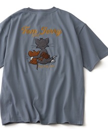 【Tom & Jerry/トム & ジェリー】アソート アートワークデザイン サガラ刺繍 半袖Tシャツ