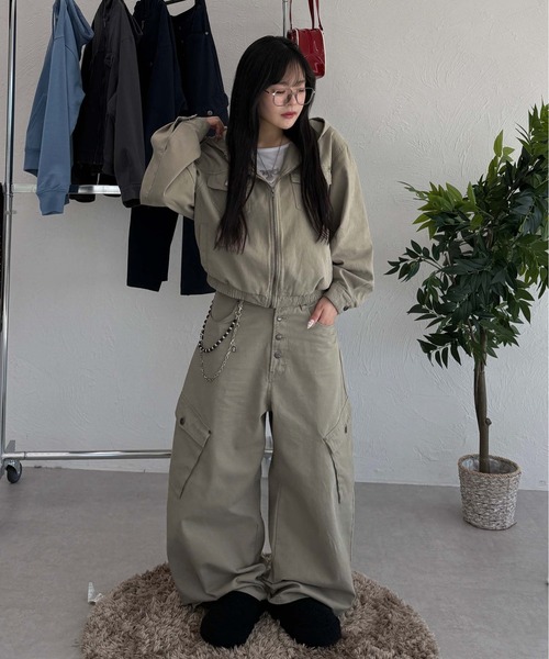 sedacle（セダクル）の「フロントポケットダックジャケット（その他アウター・メンズ・ネイビー/ベージュ/チャコールグレー・LARGE/MEDIUM/SMALL）」の21枚目の写真