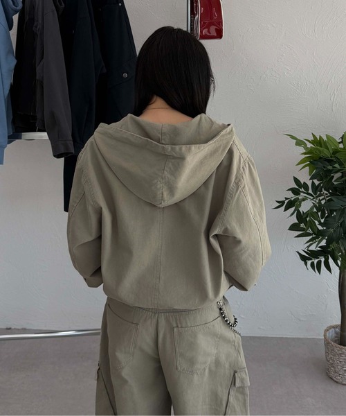 sedacle（セダクル）の「フロントポケットダックジャケット（その他アウター・メンズ・ネイビー/ベージュ/チャコールグレー・LARGE/MEDIUM/SMALL）」の18枚目の写真