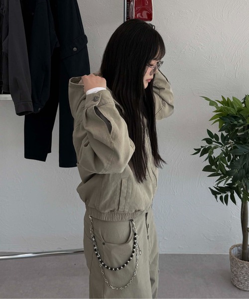 sedacle（セダクル）の「フロントポケットダックジャケット（その他アウター・メンズ・ネイビー/ベージュ/チャコールグレー・LARGE/MEDIUM/SMALL）」の19枚目の写真