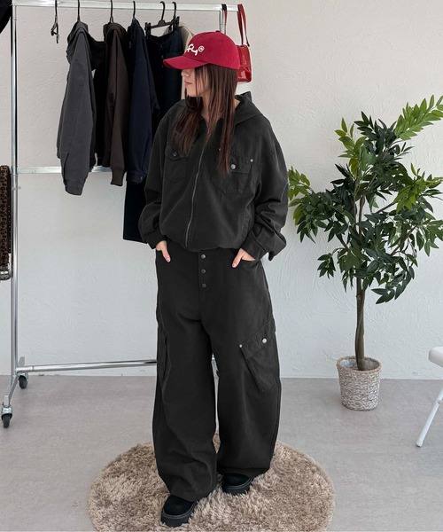 sedacle（セダクル）の「フロントポケットダックジャケット（その他アウター・メンズ・ネイビー/ベージュ/チャコールグレー・LARGE/MEDIUM/SMALL）」の11枚目の写真