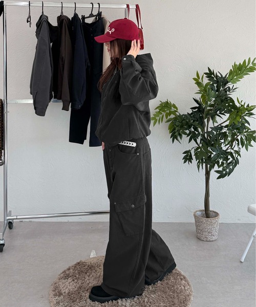 sedacle（セダクル）の「フロントポケットダックジャケット（その他アウター・メンズ・ネイビー/ベージュ/チャコールグレー・LARGE/MEDIUM/SMALL）」の12枚目の写真